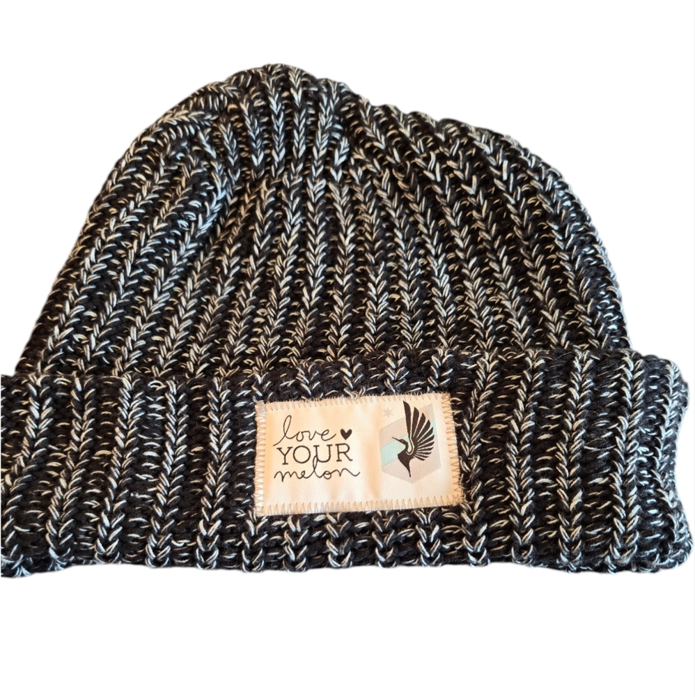 Love Your Melon Dual Hat Black and White